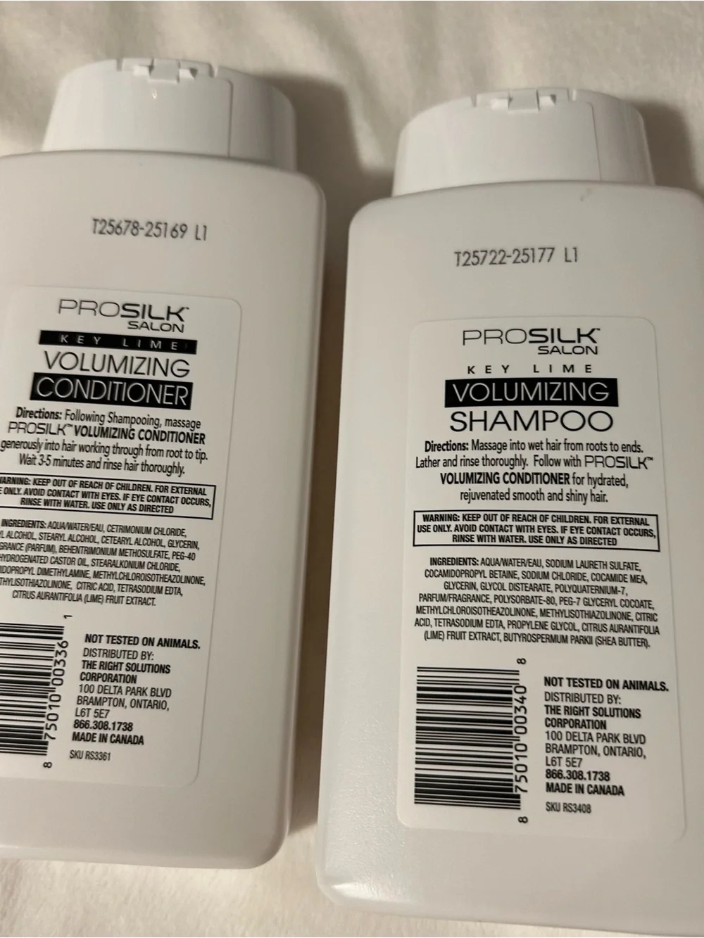 Prosilk Salon Volumizing Key Lime Shampoo And Conditioner Set 15 FI Oz